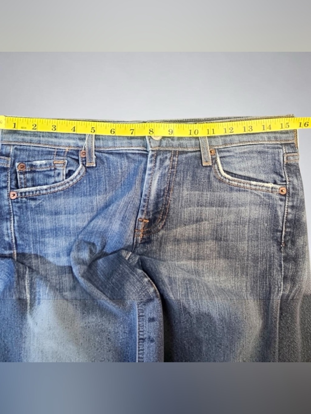 Seven for all Mankind Se7en Seven7 Bootcut Boot Cut Jeans Size 28 - Picture 5 of 11